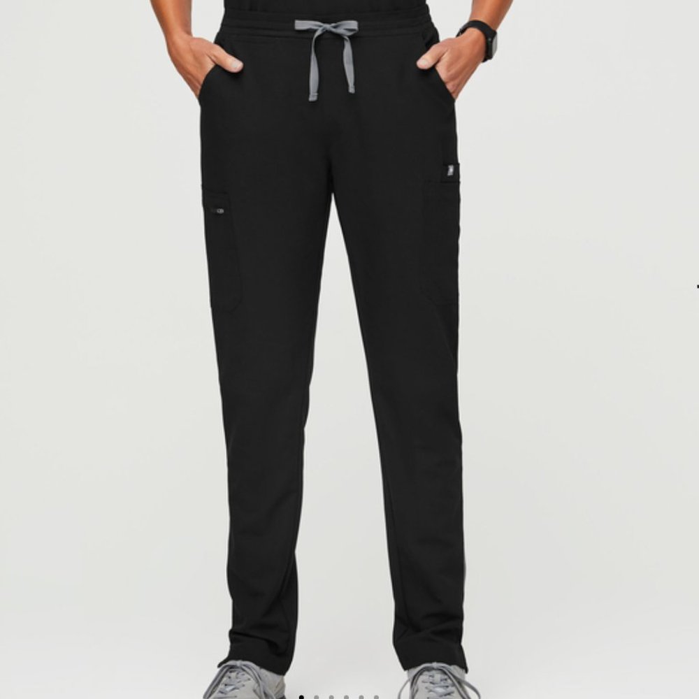 Figs Yola Skinny Scrub Pants in Black Size Small